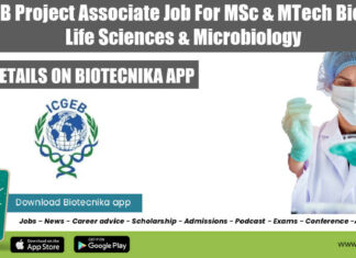 ICGEB Associate Job 2022