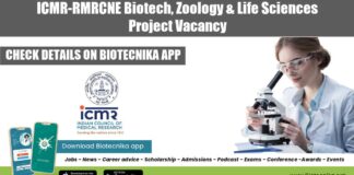 ICMR-RMRCNE Project Research Job