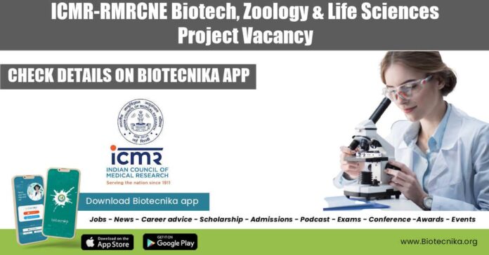 ICMR-RMRCNE Project Research Job