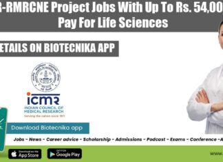 ICMR-RMRCNE Project Vacancies