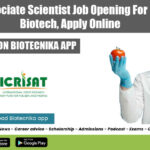ICRISAT Associate Scientist Job