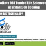 IISER Kolkata DBT Funded Life Sciences Project Assistant Job Opening IISER-K Project Job 2022