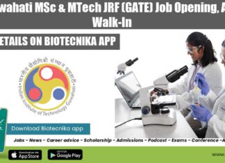 IIT Guwahati JRF Job