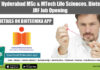 IIT Hyderabad MSc & MTech Life Sciences, Biotech JRF Job Opening IIT Hyderabad Research 2022