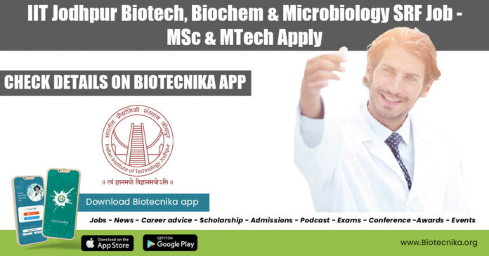 IIT Jodhpur Research Job