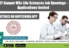 IIT Kanpur MSc Life Sciences Job Openings – Applications Invited IIT Kanpur 2022 Jobs