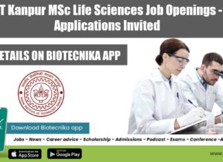 IIT Kanpur 2022 Jobs