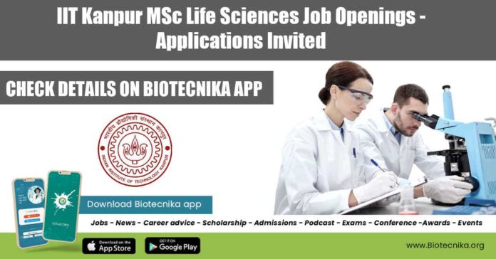 IIT Kanpur 2022 Jobs