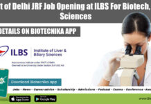 ILBS JRF 2022 Jobs