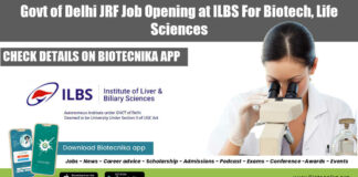 ILBS JRF 2022 Jobs