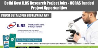 ILBS SRF Vacancies 2022