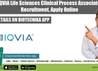 IQVIA BSc Job For