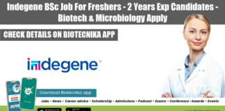 Indegene BSc Job