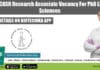 JNCASR Research Associate Vacancy For PhD Life Sciences JNCASR Research Post 2022