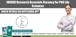 JNCASR Research Post 2022