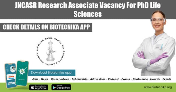 JNCASR Research Post 2022