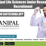 MAHE Manipal Life Sciences Junior Research Fellow Recruitment MAHE JRF Job 2022