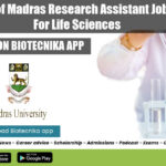 Madras University Research Assistant