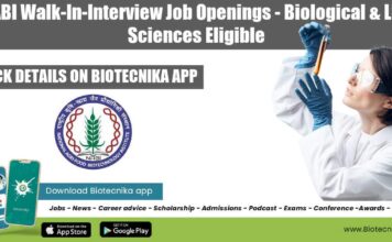 NABI Walk-In-Interview Job Openings – Biological & Life Sciences Eligible NABI Research Openings 2022