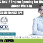 NICED SARS-CoV-2 Project Opening For Life Sciences, Attend Walk-In NICED Project Vacancy Available