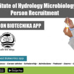National Institute of Hydrology Microbiology Resource Person Recruitment NIH Microbiology Job Opening