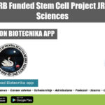 NIMHANS SERB Funded Stem Cell Project JRF Job For Life Sciences NIMHANS JRF Post 2022