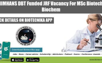 NIMHANS Vacancy Announcements