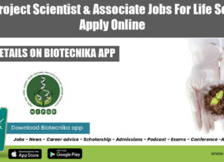 NIPGR Project Vacancies 2022