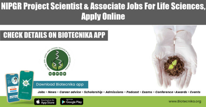 NIPGR Project Vacancies 2022