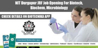 NIT Durgapur Research Job