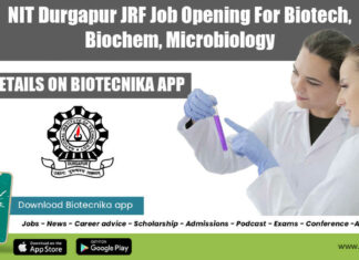 NIT Durgapur Research Job