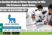 Novo Nordisk Medical Writer Opening For MSc Life Sciences, Apply Online Novo Nordisk Medical Writer