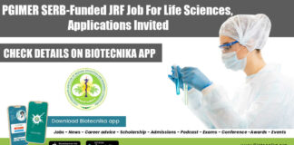 PGIMER JRF 2022 Vacancy