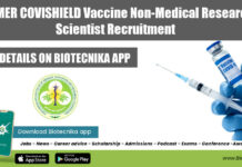 PGIMER COVISHIELD Vaccine Non-Medical Research Scientist Recruitment PGIMER Non-Medical Scientist Job