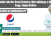 Pepsi India Jobs For Food Science, Microbiology & Biochem Engg – Apply Online PepsiCo India Microbiology Jobs