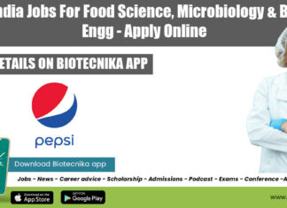 PepsiCo India Microbiology Jobs