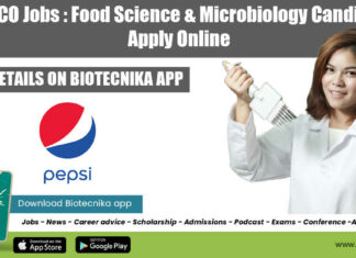 Pepsico Food Science Job