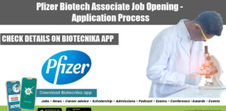 Pfizer Biotech Associate Job