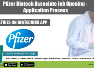 Pfizer Biotech Associate Job