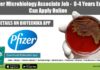 Pfizer Microbiology Associate Job – 0-4 Years Exp Can Apply Online Pfizer Microbiology Job 2022