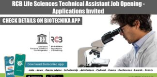 RCB Technical Assistant Job
