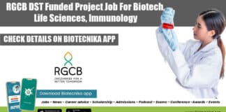 RGCB Project Job 2022