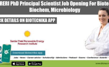 SPRERI Principal Scientist Job