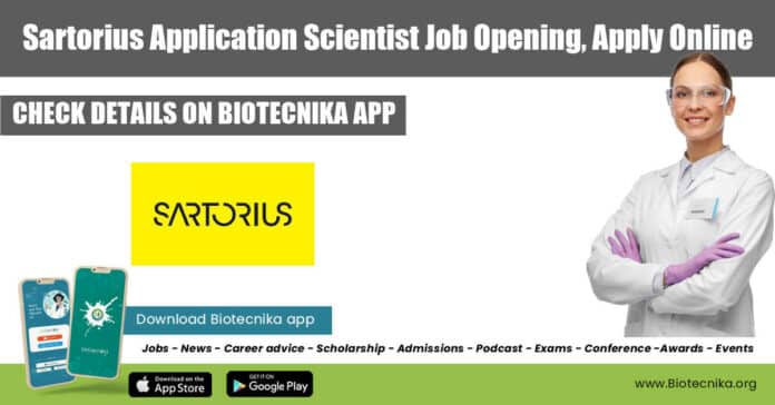 Sartorius Biological Sciences Job
