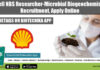 Shell NBS Researcher-Microbial Biogeochemistry Recruitment, Apply Online Shell Research Jobs 2022