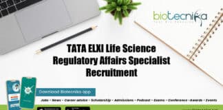 TATA Life Science Job