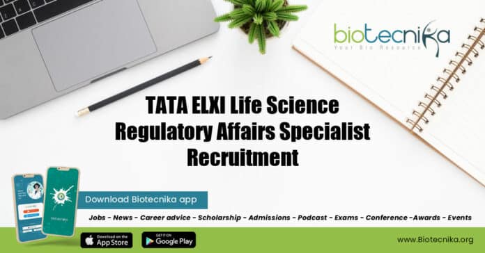 TATA Life Science Job