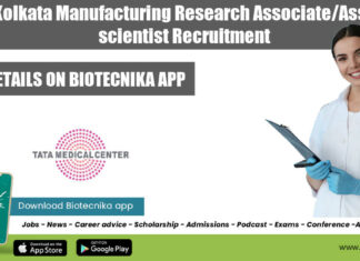 TMC Kolkata PhD Job