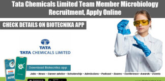 Tata Chemicals Jobs