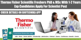 Thermo Fisher Scientific Vacancy